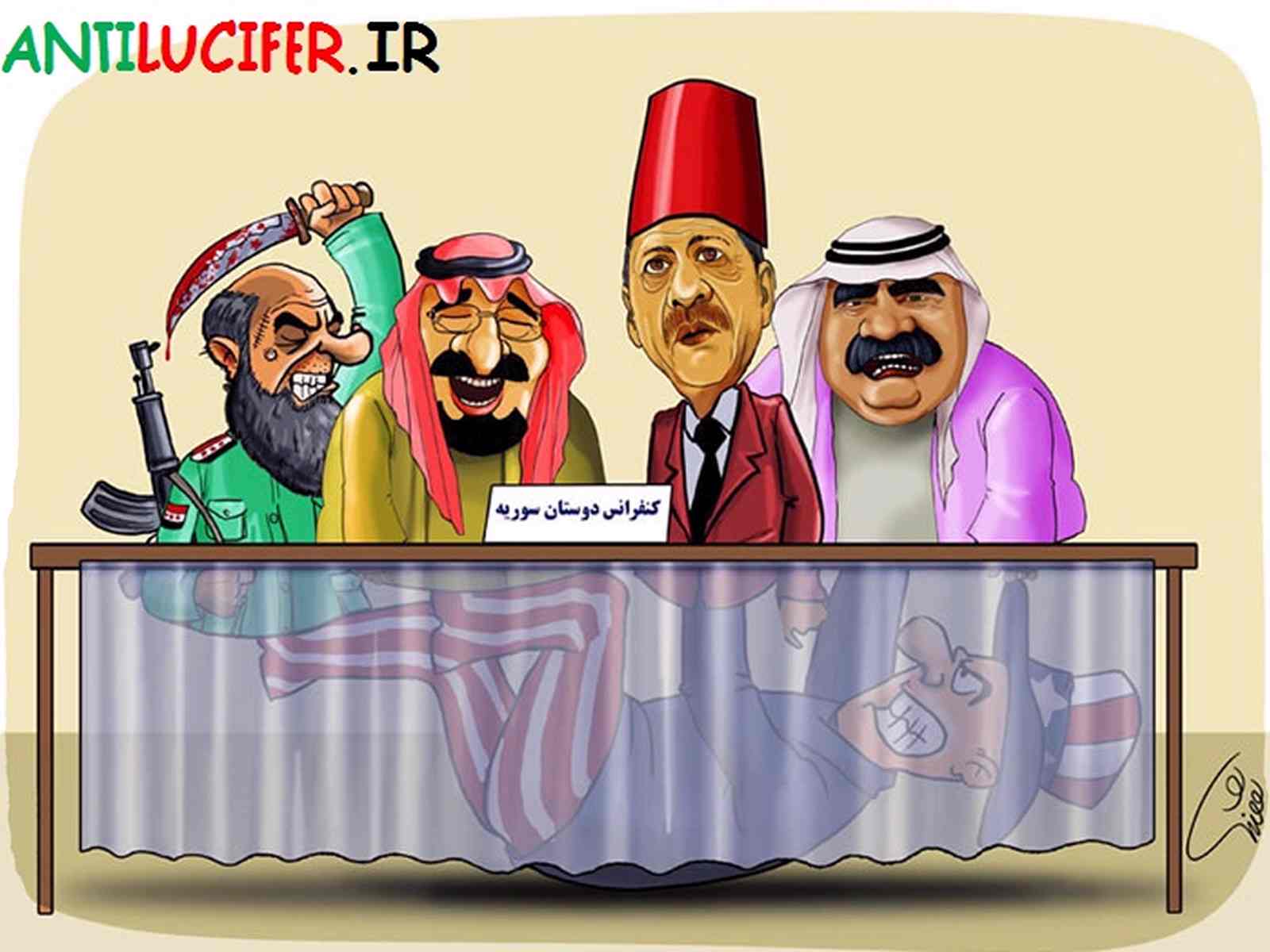 کاریکاتور با موضوع سوریه